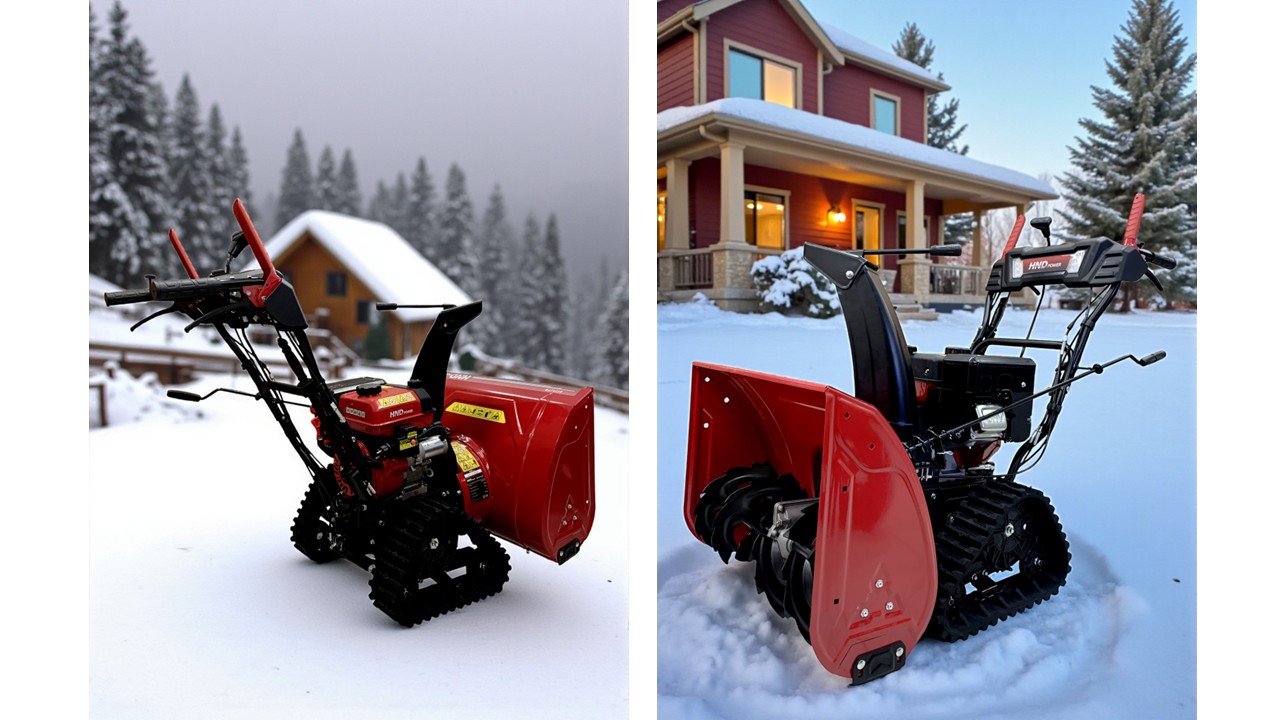 Новые модели снегоуборщиков HND ST66XTR и ST71JTR