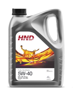 Моторное масло для автомобилей HND 5W-40, 4л